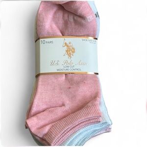 U.S. Polo Assn. Assorted Colors Casual Socks - 10 Pack